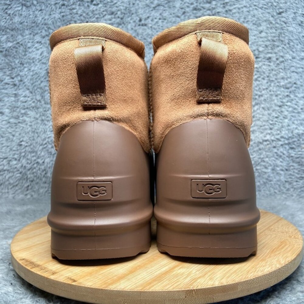 UGG Classic Mini Pumped Molded Boot Size 6 Women Chestnut 1158370 - Picture 5 of 6